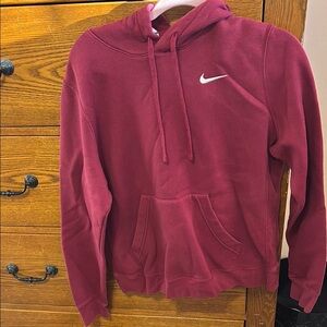 Nike Burgundy Hoodie